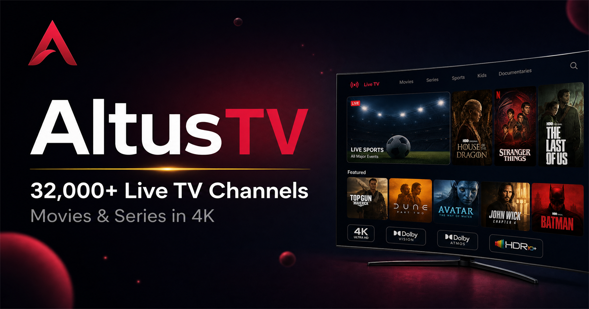 AltusTV Premium Streaming 4K